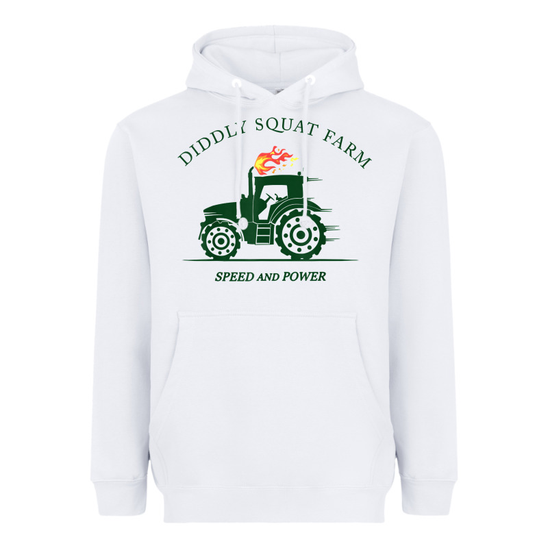Diddly Squat Farm Green, Tractor Tee For Farmer T Shirt Heavyweight Hoodie by linhVisuals | Teevron