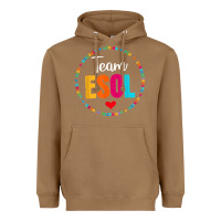 Toasted Coconut back to school teachers crew students   team esol teacher t shirt Heavyweight Hoodie - linhVisuals