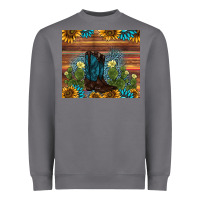 Storm boot cactus sunflower gemstone Heavyweight Sweatshirt - AdoDesignShop