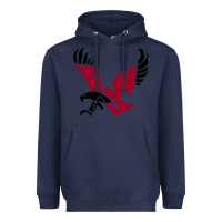 Navy The eastern washington eagles Heavyweight Hoodie - linhVisuals