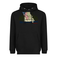 Black fort leonard wood fort lost in the woods missouri pullover hoodie Heavyweight Hoodie - linhVisuals