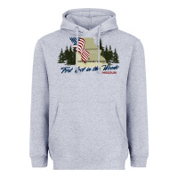 Heather Grey fort leonard wood fort lost in the woods missouri pullover hoodie Heavyweight Hoodie - linhVisuals