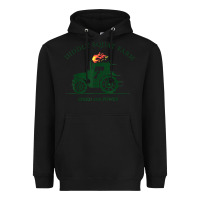 Black diddly squat farm green, tractor tee for farmer t shirt Heavyweight Hoodie - linhVisuals