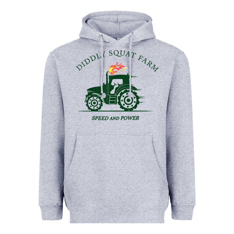 Diddly Squat Farm Green, Tractor Tee For Farmer T Shirt Heavyweight Hoodie by linhVisuals | Teevron