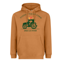 Meerkat diddly squat farm green, tractor tee for farmer t shirt Heavyweight Hoodie - linhVisuals