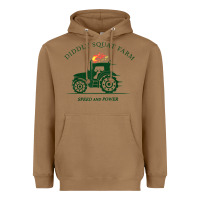 Toasted Coconut diddly squat farm green, tractor tee for farmer t shirt Heavyweight Hoodie - linhVisuals