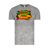Cloud Rock black and proud Vintage Tee - FaDigitalArtStudio