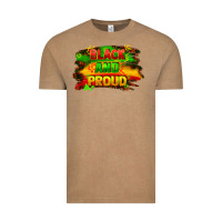 Vintage Coffee black and proud Vintage Tee - FaDigitalArtStudio