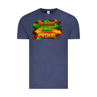 Vintage Denim black and proud Vintage Tee - FaDigitalArtStudio