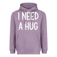 Lavender i need a hug, funny, joke, sarcastic, family t shirt Heavyweight Hoodie - linhVisuals