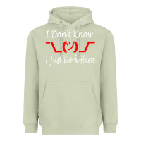 Matcha i don't know i just work here     t shirt Heavyweight Hoodie - linhVisuals