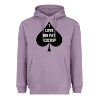 Lavender i love big fat cocks queen of spades t shirt Heavyweight Hoodie - linhVisuals