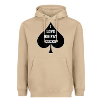 Mushroom i love big fat cocks queen of spades t shirt Heavyweight Hoodie - linhVisuals