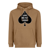Toasted Coconut i love big fat cocks queen of spades t shirt Heavyweight Hoodie - linhVisuals
