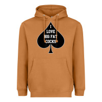 Meerkat i love big fat cocks queen of spades t shirt Heavyweight Hoodie - linhVisuals