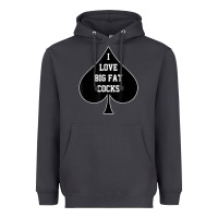 Smoke i love big fat cocks queen of spades t shirt Heavyweight Hoodie - linhVisuals