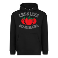 Black legalize marinara food gift tshirt Heavyweight Hoodie - linhVisuals