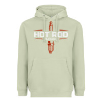 Matcha hot rod garage custom retro classic car spark plug t shirt Heavyweight Hoodie - linhVisuals