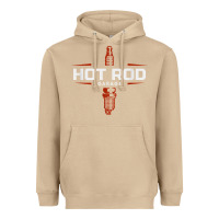 Mushroom hot rod garage custom retro classic car spark plug t shirt Heavyweight Hoodie - linhVisuals