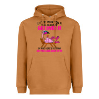 Meerkat let me pour you a tall glass of get over it flamingo t shirt Heavyweight Hoodie - linhVisuals