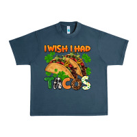 Midnight Navy I wish i had tacos St. Patrick's day Urban Heavy Tee - FaDigitalArtStudio