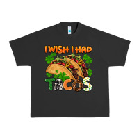 Pigment Black I wish i had tacos St. Patrick's day Urban Heavy Tee - FaDigitalArtStudio
