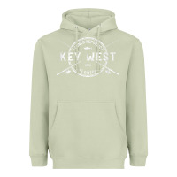 Matcha key west fl vintage crossed fishing rods t shirt Heavyweight Hoodie - linhVisuals
