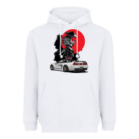 White jdm nsx car tuning japan samurai drift import pullover hoodie Heavyweight Hoodie - linhVisuals