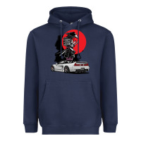Navy jdm nsx car tuning japan samurai drift import pullover hoodie Heavyweight Hoodie - linhVisuals