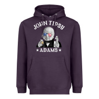 Plum john tipsy adams president john quincy adams 4th of july t shirt Heavyweight Hoodie - linhVisuals