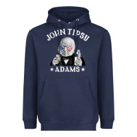 Navy john tipsy adams president john quincy adams 4th of july t shirt Heavyweight Hoodie - linhVisuals