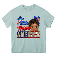 Arona little mister america black boy Heavy Core Tee - CowGirlArtShop
