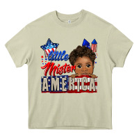 Mossy little mister america black boy Heavy Core Tee - CowGirlArtShop