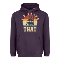 Plum id smoke that funny smoked pork meat lover bbq gift barbecue t shirt Heavyweight Hoodie - linhVisuals