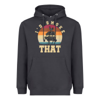 Smoke id smoke that funny smoked pork meat lover bbq gift barbecue t shirt Heavyweight Hoodie - linhVisuals