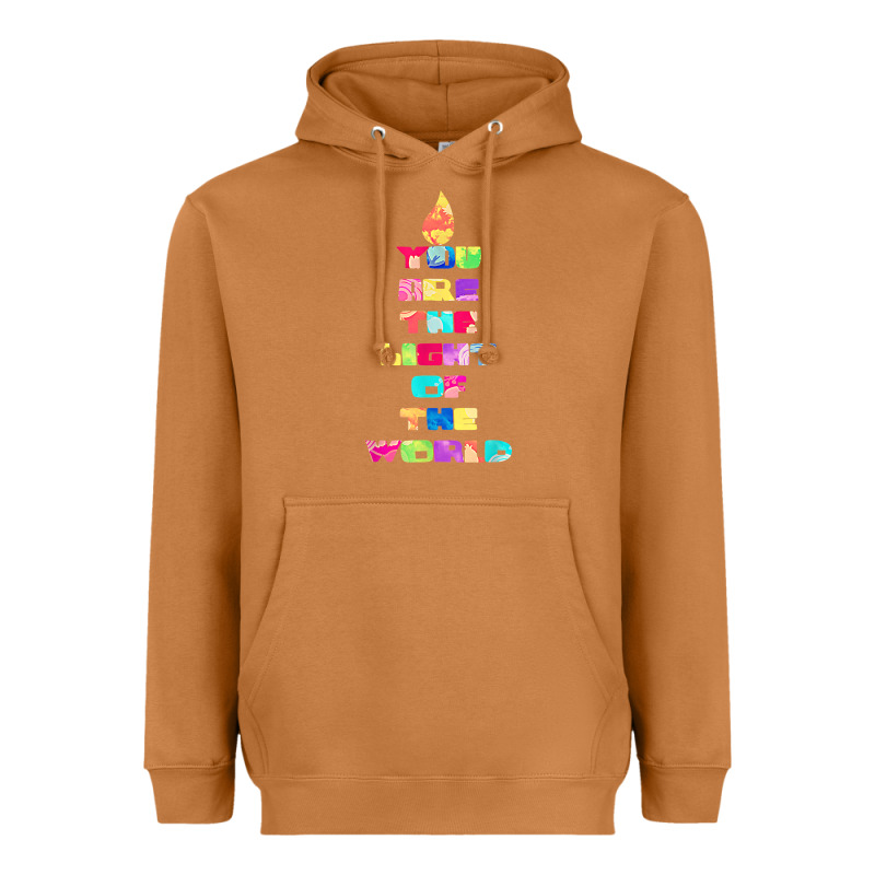 Light Of The World Godspell Inspired Musical Theater T Shirt Heavyweight Hoodie by linhVisuals | Teevron