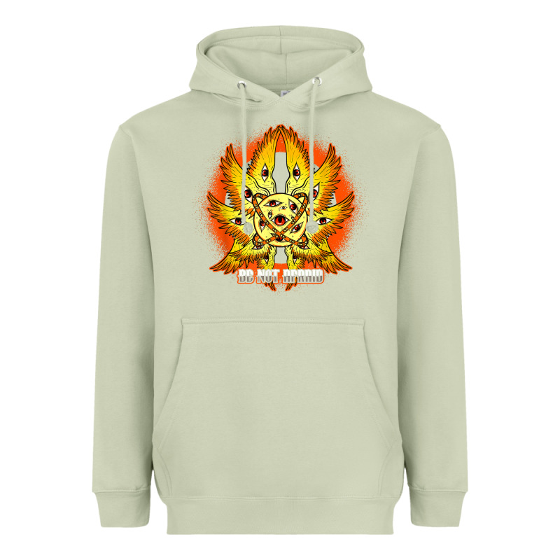 Biblically Accurate Angel Meme Ophanim Be Not Afraid T Shirt Heavyweight Hoodie by linhVisuals | Teevron