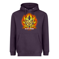 Plum biblically accurate angel meme ophanim be not afraid t shirt Heavyweight Hoodie - linhVisuals