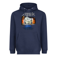 Navy anthrax – persistence of time 30th anniversary tank top Heavyweight Hoodie - linhVisuals