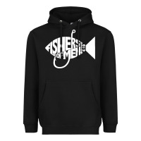 Black matching church christian group bible verse fishers of men pullover ho Heavyweight Hoodie - linhVisuals
