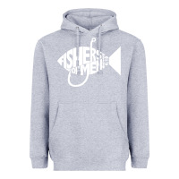 Heather Grey matching church christian group bible verse fishers of men pullover ho Heavyweight Hoodie - linhVisuals