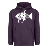 Plum matching church christian group bible verse fishers of men pullover ho Heavyweight Hoodie - linhVisuals