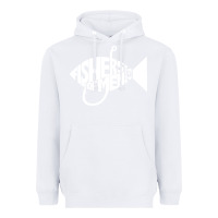 White matching church christian group bible verse fishers of men pullover ho Heavyweight Hoodie - linhVisuals