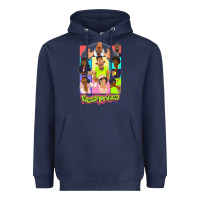 Navy The Fresh Prince of Bel-Air Heavyweight Hoodie - linhVisuals