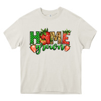 Cream howe grown strawberries Heavy Core Tee - Jasminsmagicworld