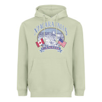 Matcha americana niagara falls scene canada america flags sweatshirt Heavyweight Hoodie - linhVisuals