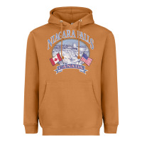 Meerkat americana niagara falls scene canada america flags sweatshirt Heavyweight Hoodie - linhVisuals