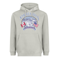 Moon Dust americana niagara falls scene canada america flags sweatshirt Heavyweight Hoodie - linhVisuals
