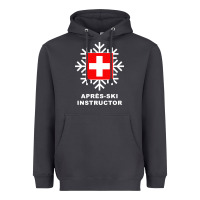 Smoke après ski instructor sweatshirt Heavyweight Hoodie - linhVisuals