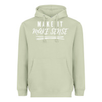 Matcha make it make sense funny catchphrase t shirt Heavyweight Hoodie - linhVisuals